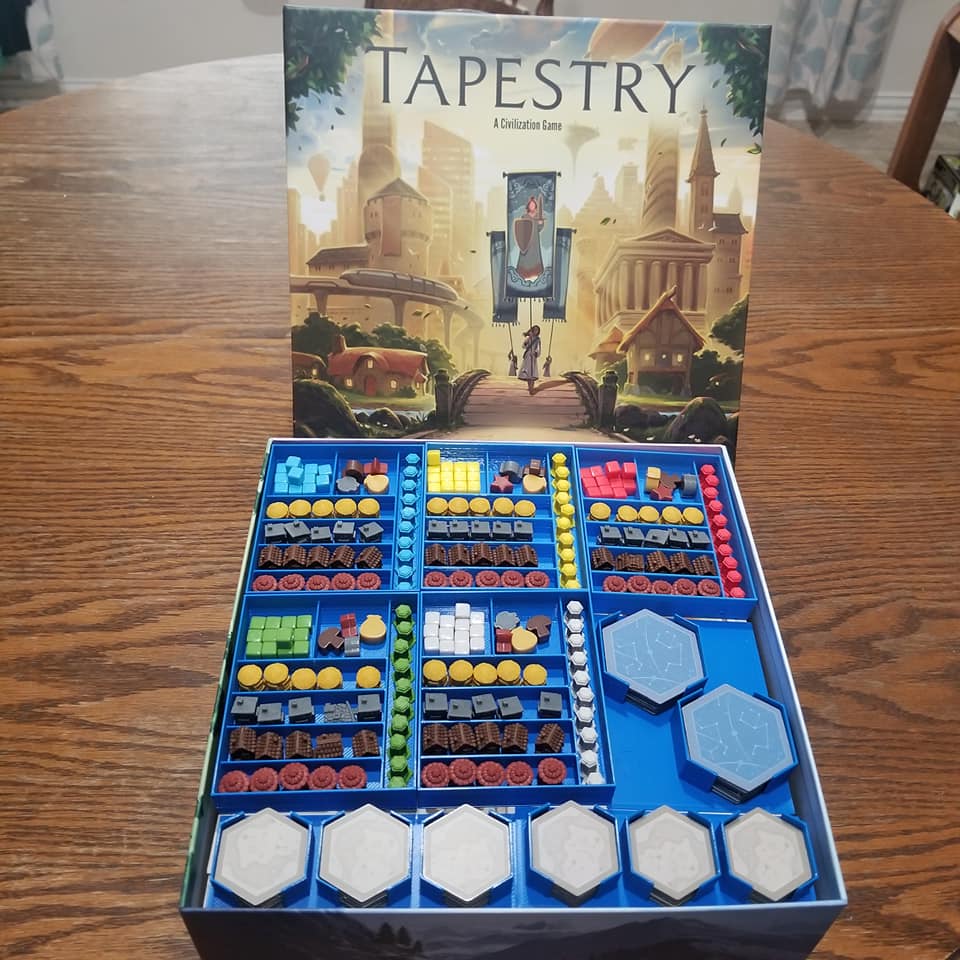 Tapestry organizer 3D Board Game