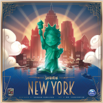 Santorini : New York / jeu indépendant annoncé pour 1 à 5 joueurs de 8 ans et + pour une durée max de 30 minutes