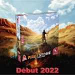Fire & Stone de Klaus-Jürgen Wrede (auteur du célèbre Carcassonne) sera localisé (en VF) chez Super Meeple début 2022 (jeu familial)