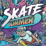 Skate Summer annoncé par Pandasaurus Games / 2–5 joueurs, 14 ans et +, 45–60 Min / majorité, dés, cartes