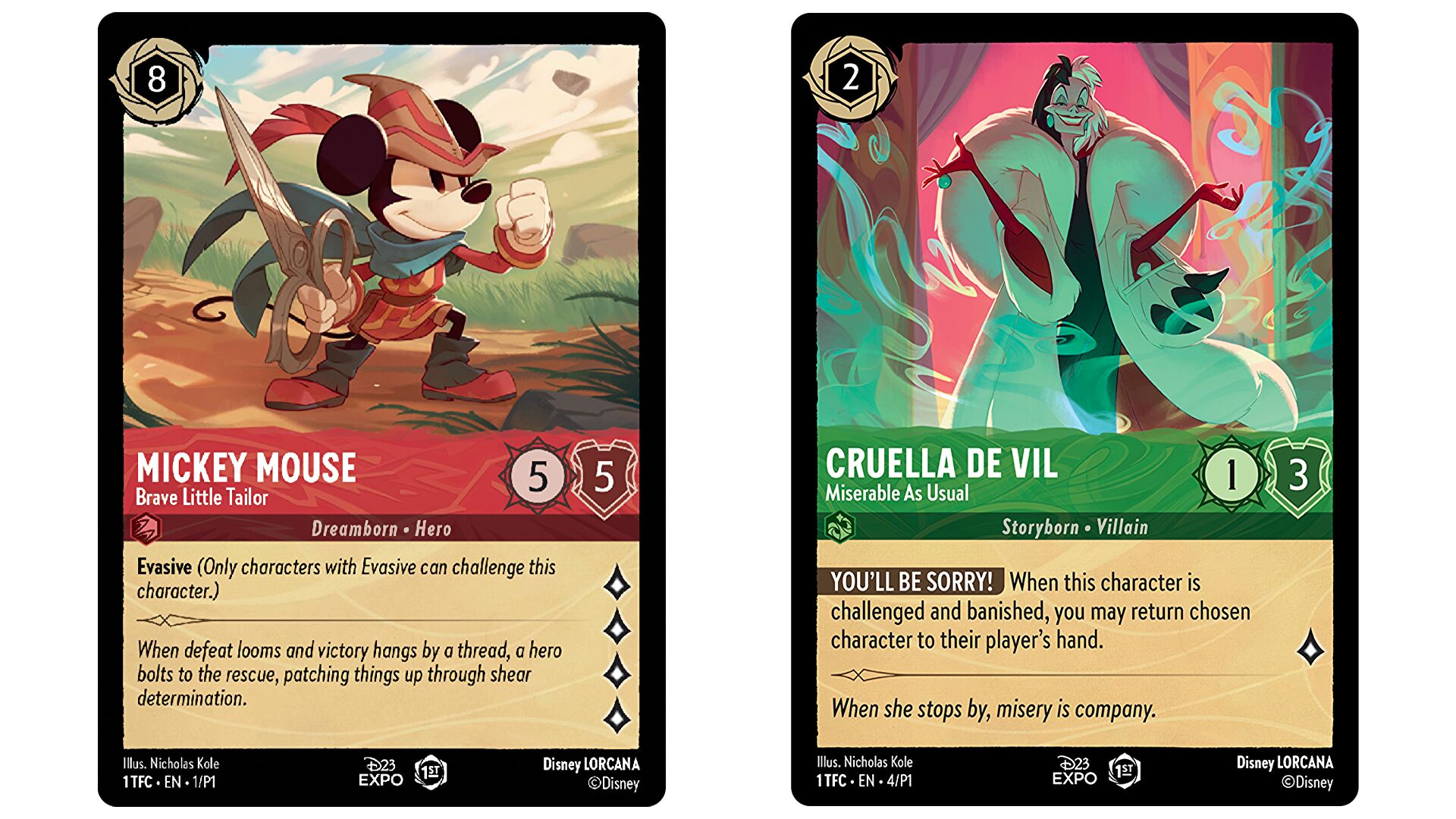 Disney Lorcana : les premières cartes dévoilées grâce à la convention D23 -  Board Game